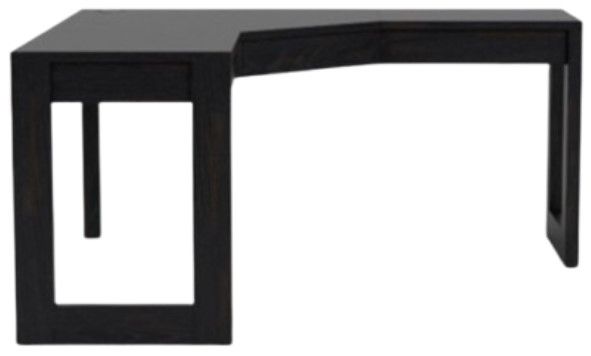 Riverside Furniture Westwood Ebony Whiskey Oak Corner Desk-3