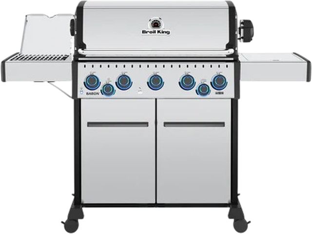 Broil King® Baron™ S 590PRO Infrared 3-Burner Stainless Steel Freestanding Natural Gas Grill-0