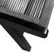 Armen Living Chateau Charcoal/Light Eucalyptus Outdoor Patio Adjustable Chaise Lounge Chair-4