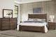 LM Co Home By Vaughan-Bassett Crafted Oak by Ben & Erin Napier Aged Gray King Poster Bed-1