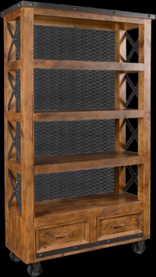 Horizon Home® Urban Rustic Brown 72" Bookcase-0