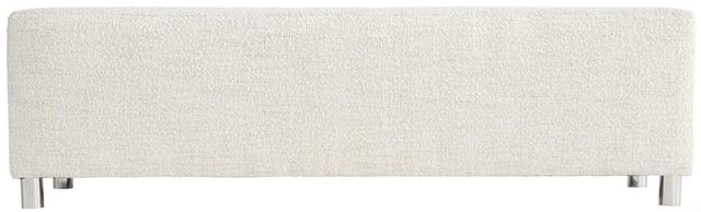 Bernhardt Modulum Polished Stainless Steel/White Bench-2