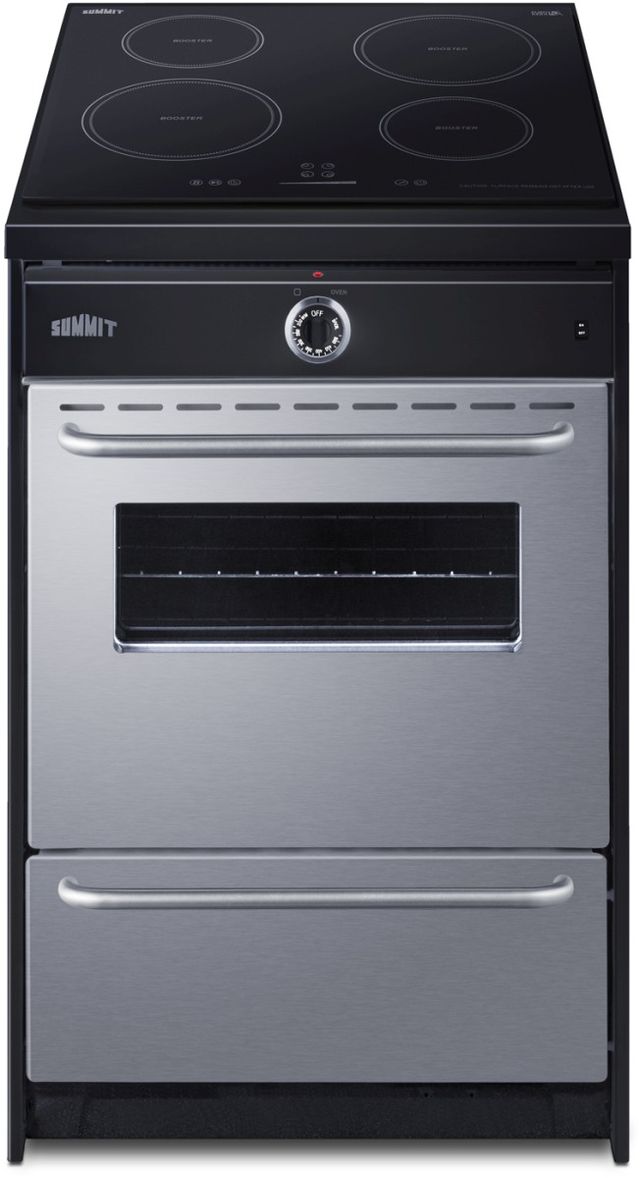 Summit® 24" Stainless Steel Slide In Induction Range-3