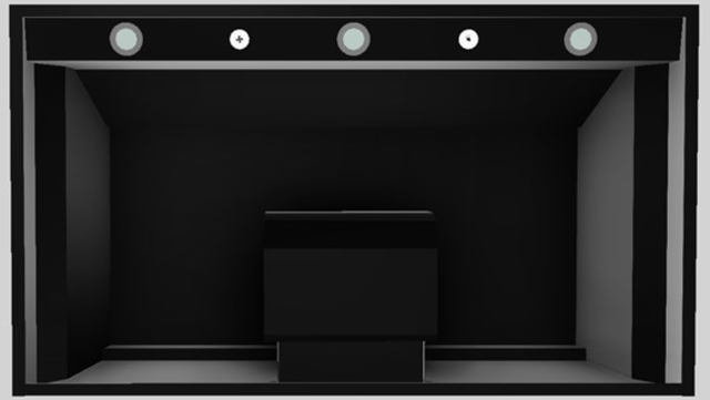 Vent-A-Hood® Designer Series 42" Black Wall Mounted Range Hood-3