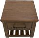 International Furniture Direct Walnut Reddish Brown 23" End Table-4