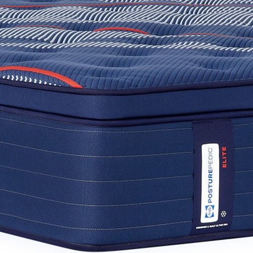 Sealy® Posturepedic® Elite Albany II Wrapped Coil 15" Plush Euro Pillow Top California King Mattress-2