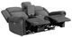 Homelegance® Brennen Charcoal Power Double Reclining Loveseat-4