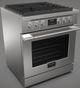 Fulgor Milano® Accento 400 Series 30" Stainless Steel Pro Style Gas Range-1