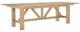 Legacy Classic XXX's and OOO's Amber Trestle Dining Table-0