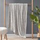 Olliix by Madison Park Zuri Snow Leopard 60x70" Polyester Faux Tip Dyed Brushed Long Fur Throw-2