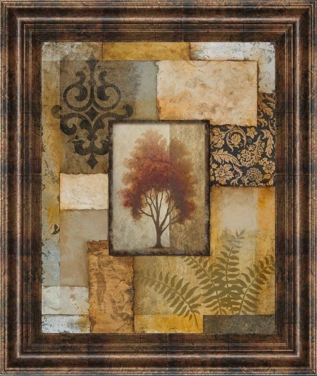Classy Living Red Tree Patch 22"W Wall Art-0