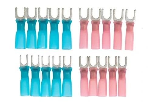 RadioShack Heat Shrinkable Spade Terminal Assortment (20-Pack)-0