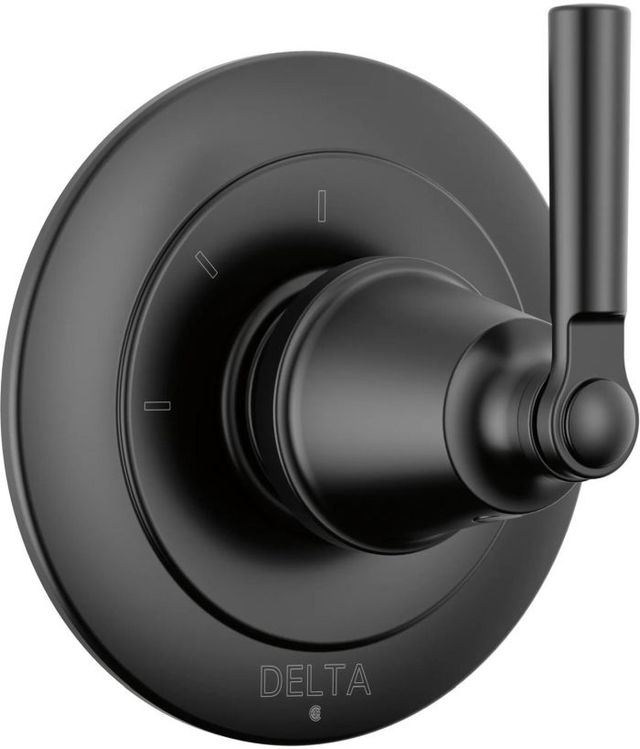 Delta Saylor® Matte Black 3-Setting 2-Port Diverter Trim -0