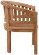 Dovetail Furniture Maple Natural Teak Wood Outdoor Occasional Chair-2