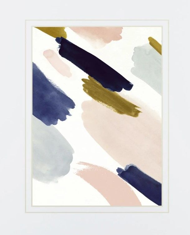 Classy Art Brushmarks I By Victoria Borges Wall Art-1