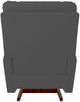 La-Z-Boy® Norton Blue Grey Leather Manual Rocking Recliner-4