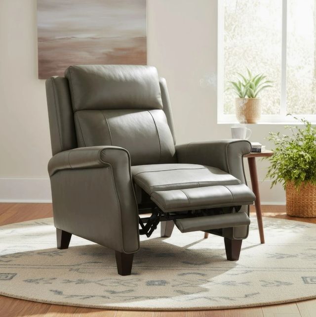 Liberty Furniture Raleigh York Mushroom Manual Pushback Recliner-1
