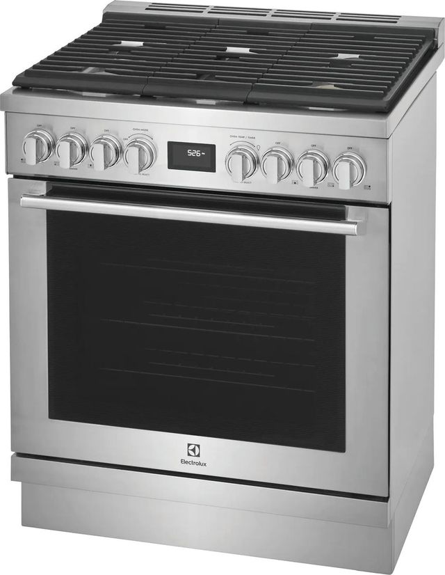 Electrolux 30" Stainless Steel Front Control Freestanding Gas Range-3
