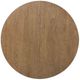 Liberty Farmhouse Reimagined Chestnut Pedestal Table with Antique White Base-4