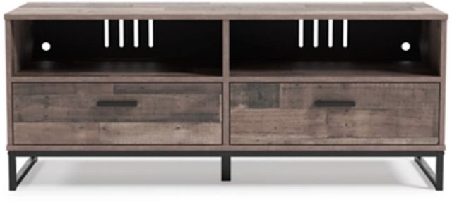 Signature Design by Ashley® Neilsville Multi Gray Rich Brown 59" TV Stand-2