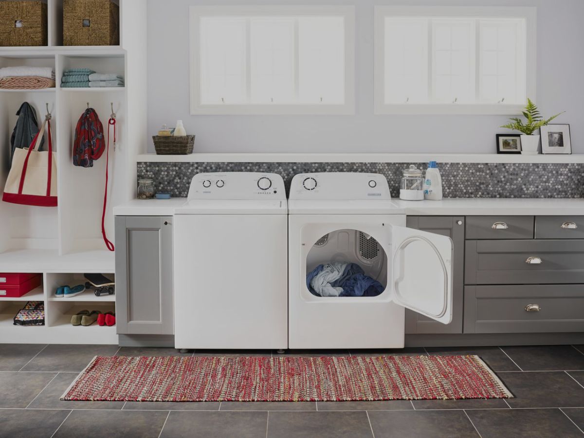 Crosley® Conservator® 6.5 Cu. Ft. White Front Load Electric Dryer