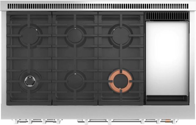 Café™ 48" Matte White Pro Style Dual Fuel Range-4