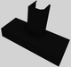 Vent-A-Hood® 54" Black Contemporary Wall Mounted Range Hood-5