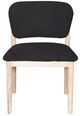 Nest Home Collections Hayder Himalaya Black/Natural Dining Chair-1