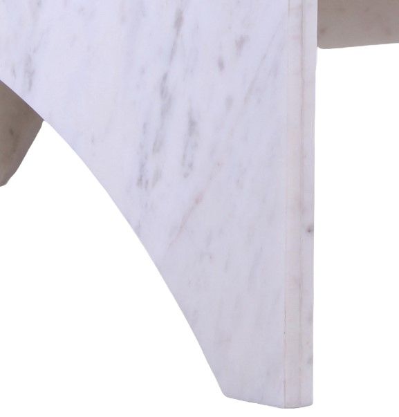 Meridian Furniture Palermo White Marble Coffee Table-3