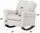 ACME Furniture Elvin Beige Rocking Chair-2