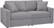 Signature Design by Ashley® Modmax 2-Piece Granite Small Spaced Sectional-0
