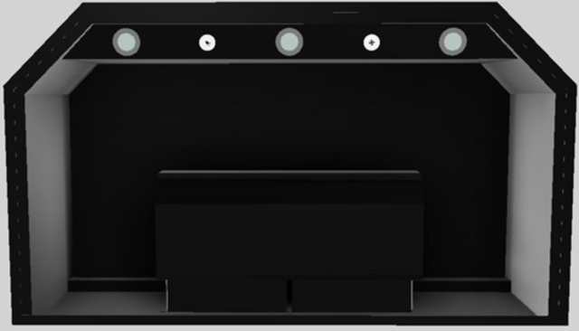 Vent-A-Hood® Designer Series 42" Black Wall Mounted Range Hood-2
