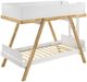 Coaster® Frankie Natural/White Twin Over Twin Bunk Bed-3