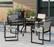 Homecrest™ Outdoor Living Customizable Allure Aluminum/Fabric Outdoor Sling Dining Arm Chair-1