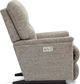 La-Z-Boy® Aries Linen Power Rocking Recliner with Headrest-3