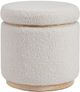 Linon Sunny Natural/White Storage Ottoman-0