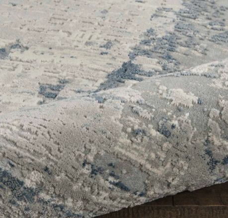 Nourison Home™ Rustic Textures Blue Ivory 5'x7' Style 13 Area Rug-4