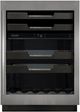 Marathon M4 Series 24” 5.3 Cu. Ft. Stainless Steel Built-In Dual Zone Wine Cooler-1