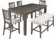 Jofran Inc. Willow Creek Chocolate Brown Counter Stool-4