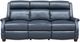 BarcaLounger® Warrendale Shoreham Blue Power Leather Reclining Sofa-3