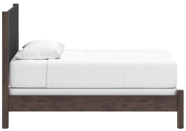 Signature Design by Ashley® Pamytta Brown Twin Upholstered Panel Bed-3