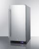 Summit® 2.5 Cu. Ft. Stainless Steel Upright Freezer-1