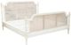 Furniture Classics Louis Antique White King Panel Bed-0