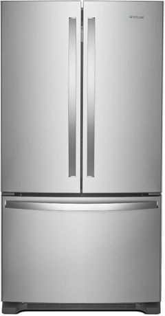 Whirlpool® 36 in. 20.0 Cu. Ft. Fingerprint Resistant Stainless Steel Counter Depth French Door Refrigerator