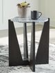 Signature Design by Ashley® Tellrich White Accent Table with Black Base-4