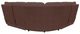 La-Z-Boy® Rigby 3-Piece Cherry Curved Manual Reclining Sectional-2