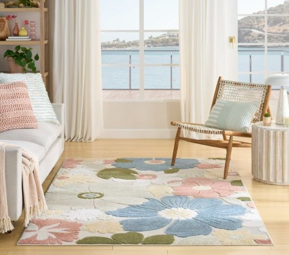 Nourison Home™ Aloha Multicolor 5'x8' Style 24 Area Rug-1