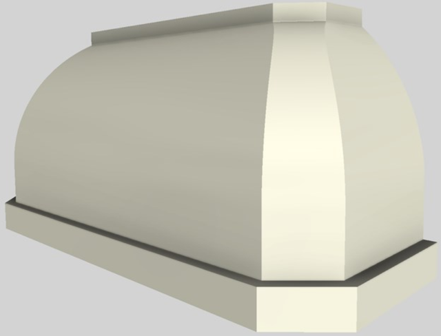 Vent-A-Hood® Designer Series 60" Biscuit Wall Mounted Range Hood-3