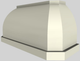 Vent-A-Hood® Designer Series 60" Biscuit Wall Mounted Range Hood-3