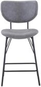 Jofran Inc. Urban Archive Owen Gray Upholstered Counter Stool-2